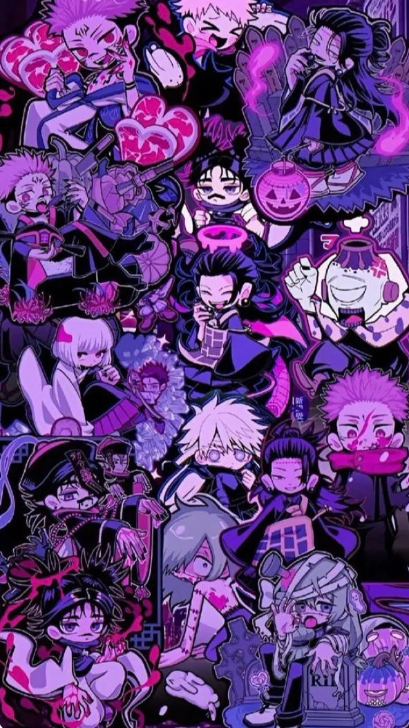 ai character: JJK x Spy Family  background