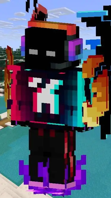 ai character: MrcreeperMC background