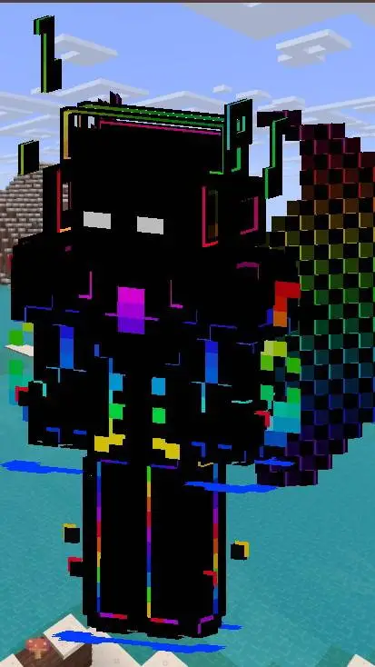 ai character: MrcreeperMC background