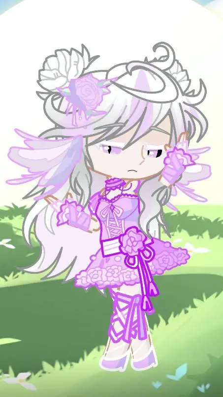 ai character: Crystalline background