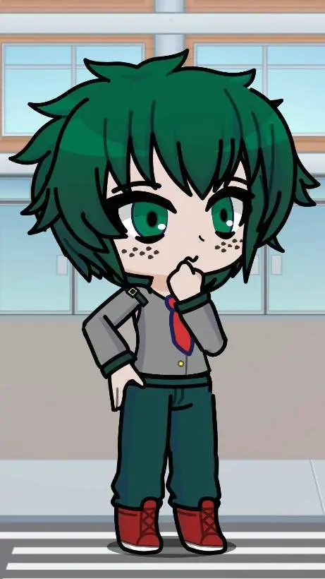 ai character: Deku background