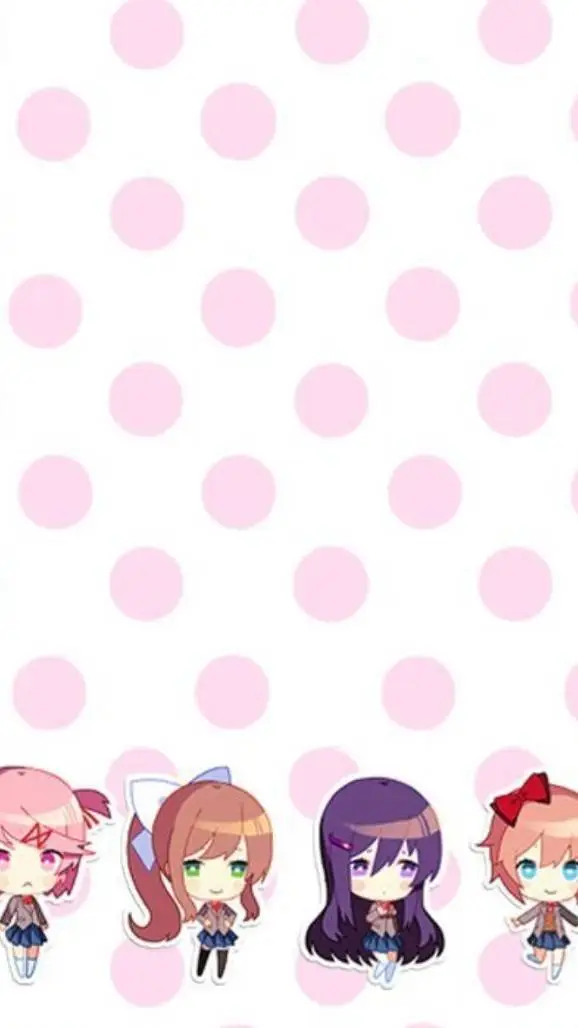 ai character: DDLC! background