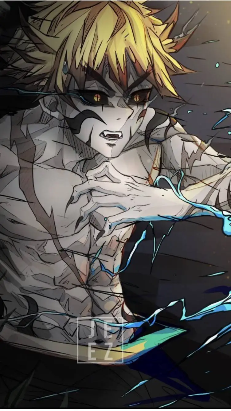 ai character: Zenitsu × Nezuko  background