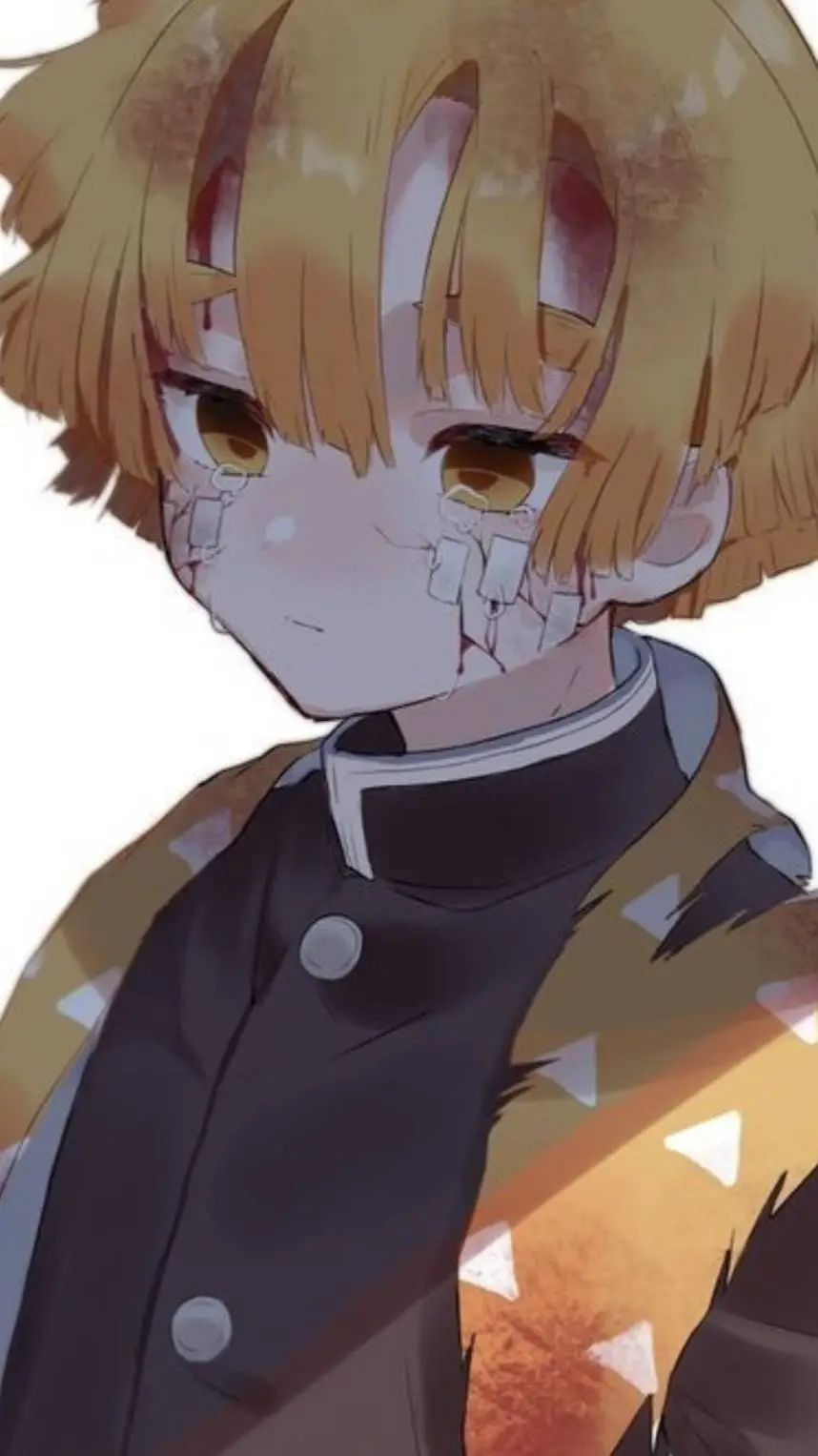 ai character: depressed Zenitsu  background