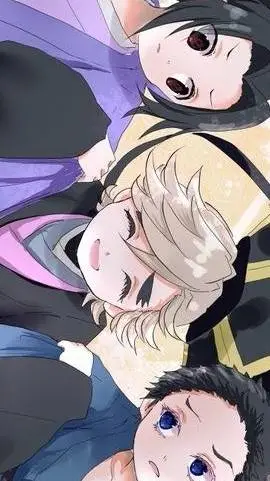 ai character: Kny niños background