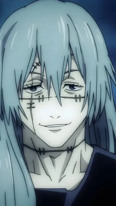 ai character: Mahito  background