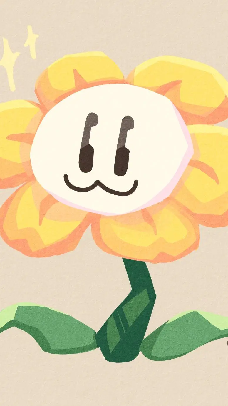 ai character: Flowey background