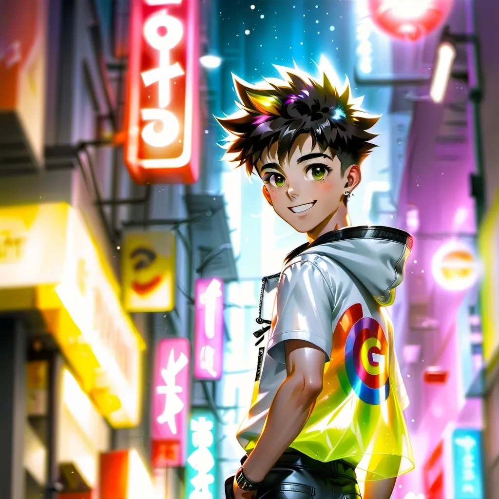 chat with ai character: Rainbow Pants 