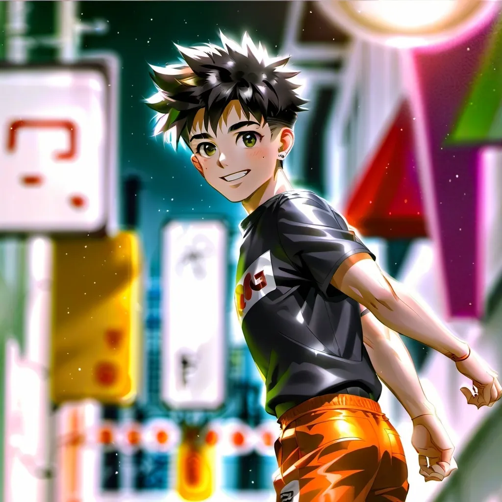 chat with ai character: Orange Pants 