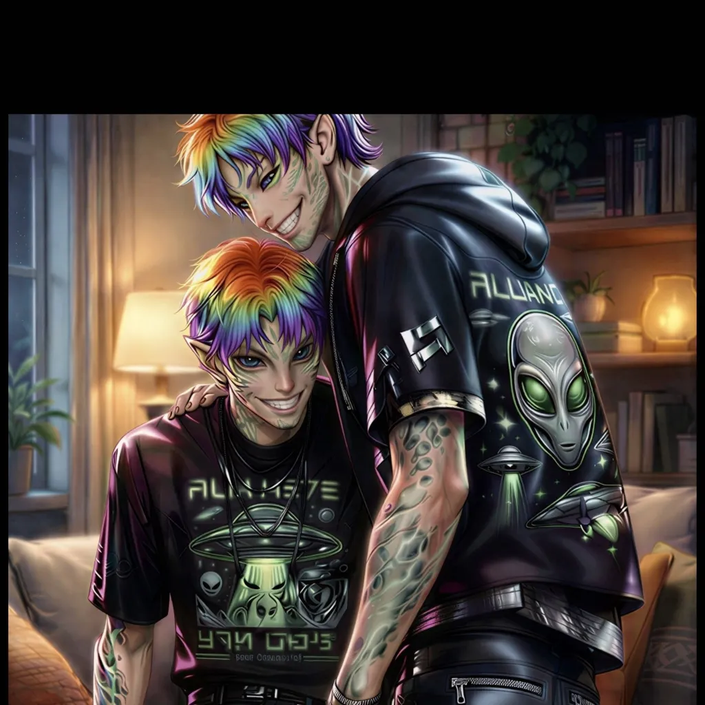 chat with ai character: 👽Kieran & Kai👽