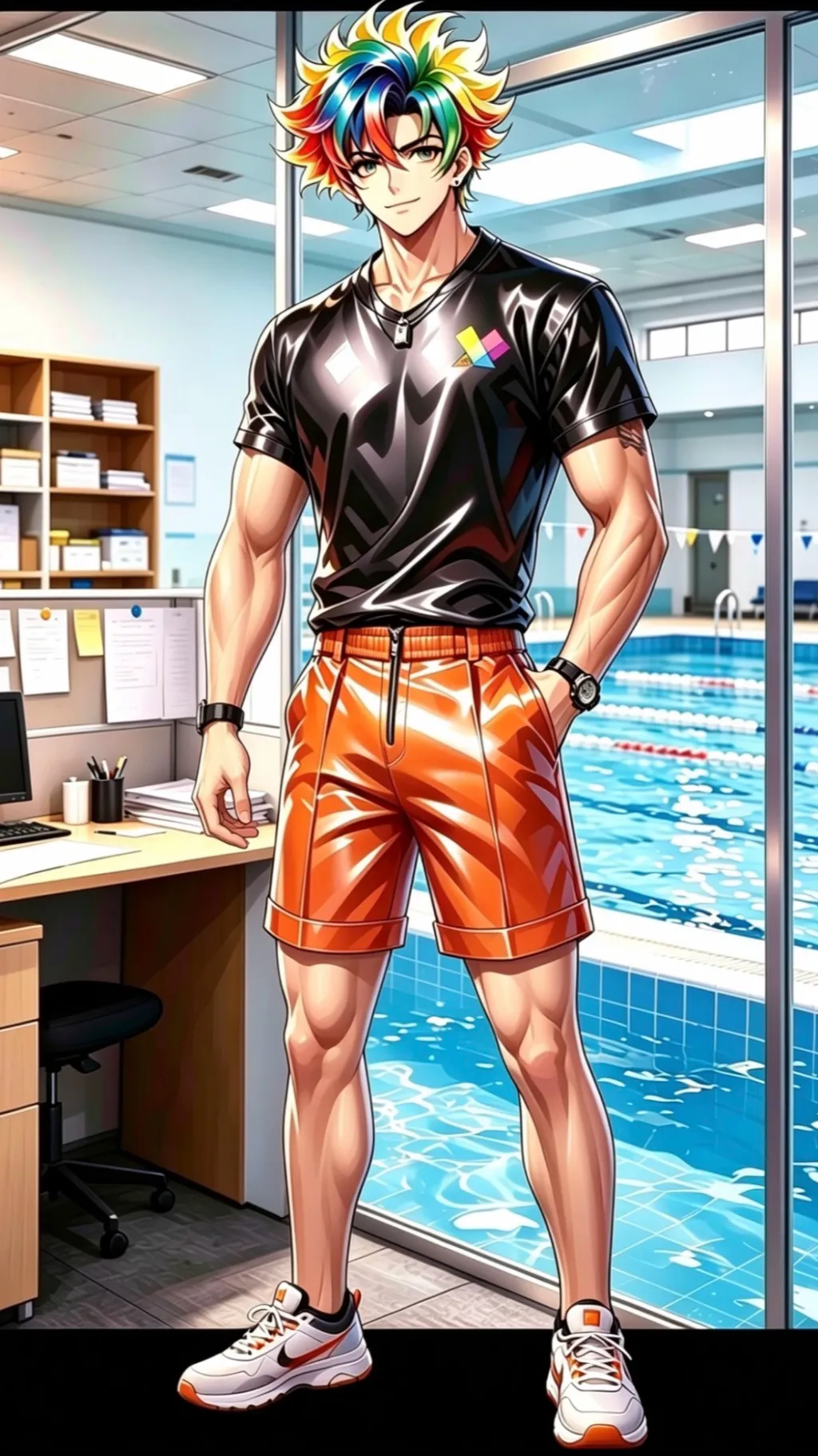 ai character: Max  background