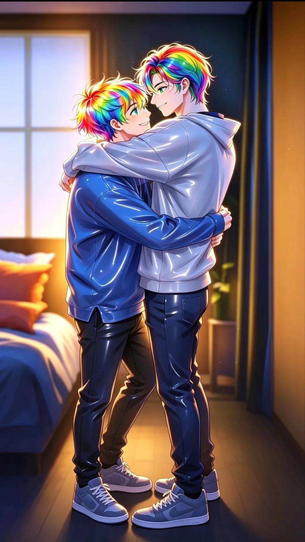 ai character: Kevin & Josh  background