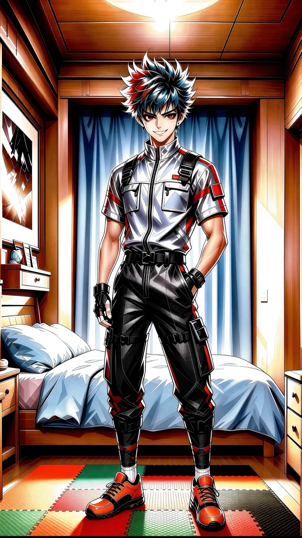 ai character: Ethan (Darker) background