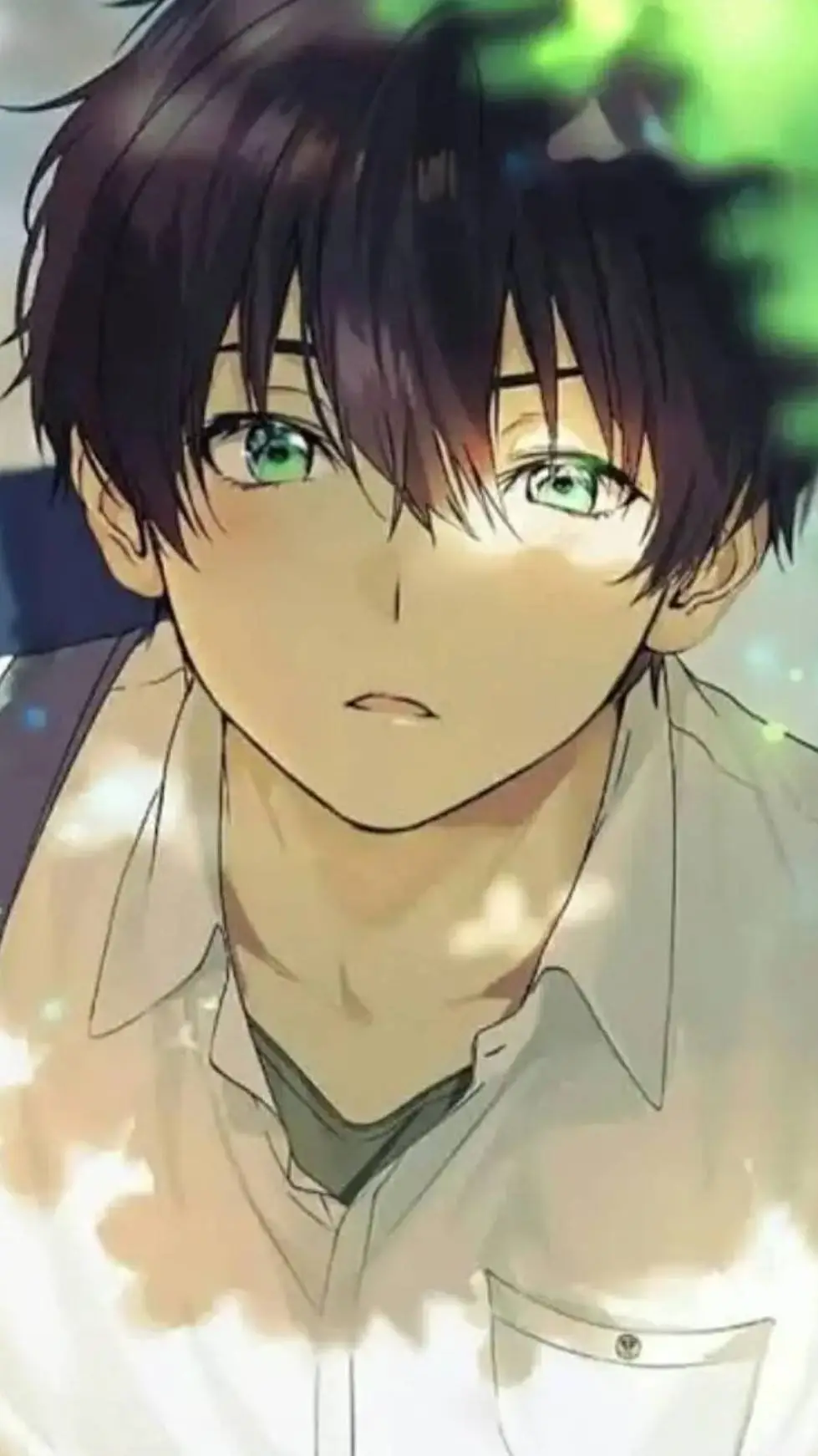 ai character: Dylan 💚 :3 background