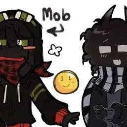 chat with ai character: Mob and twixxel
