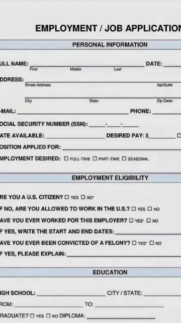 ai character: A job application. background