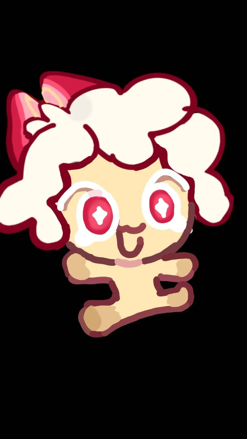 ai character: Shorty cookie background