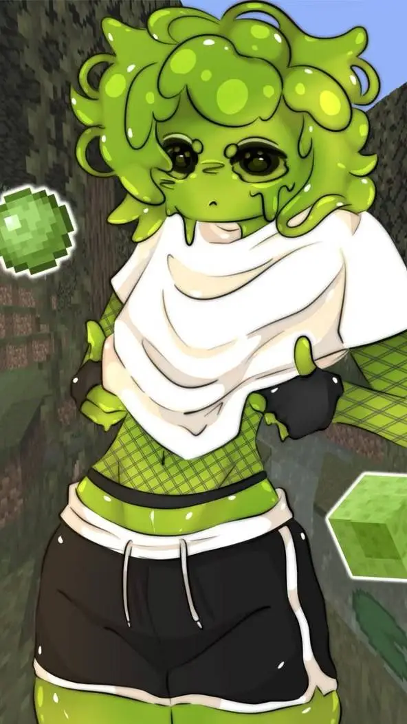ai character: Slime background