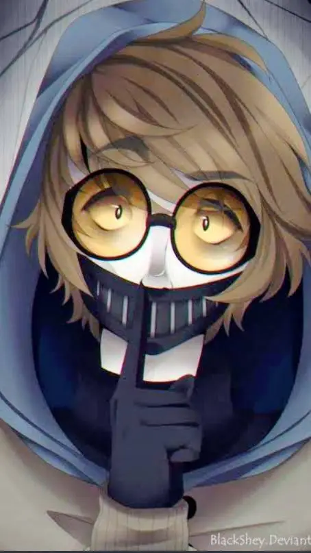 ai character: ticci tobi  background