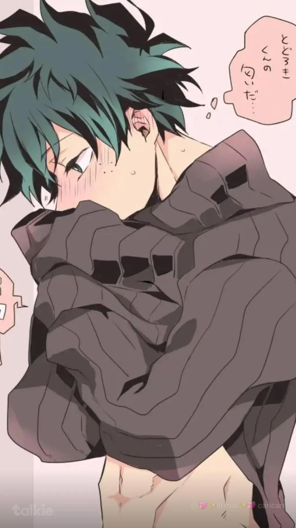 ai character: Deku background