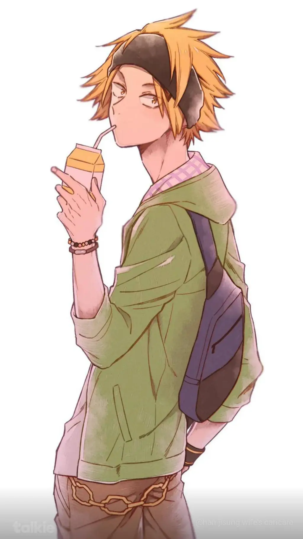 ai character: Denki background