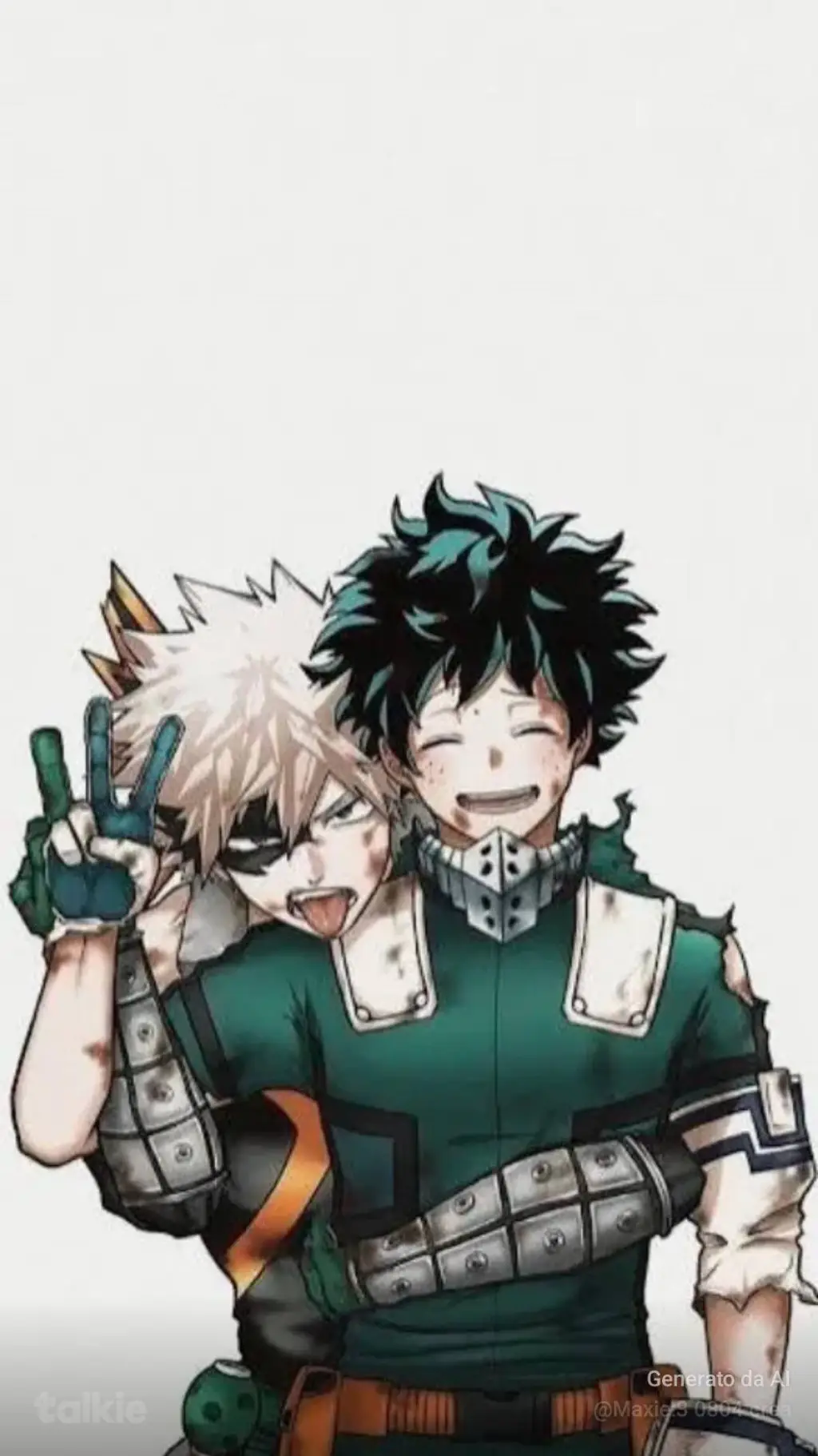 ai character: BakuDeku background