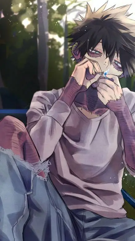 ai character: dabi  background