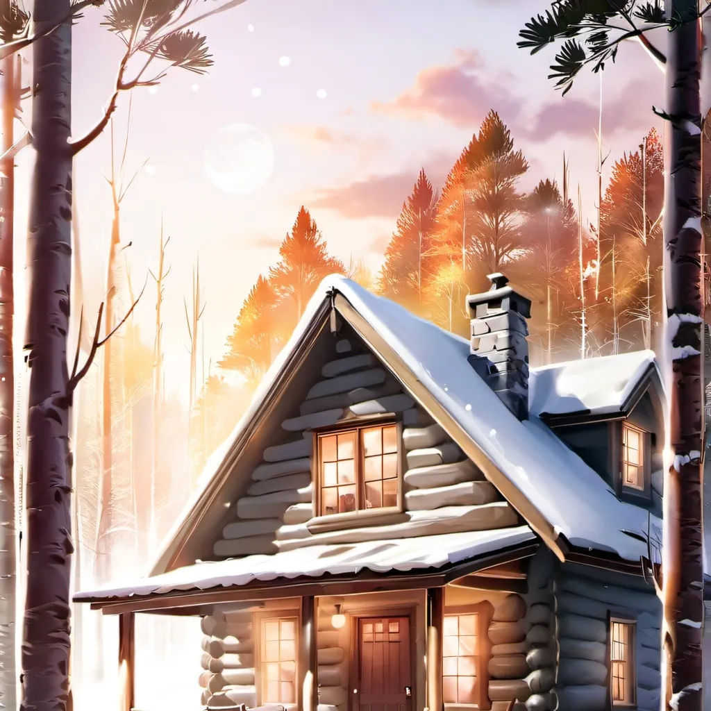 chat with ai character: Cozy Winter Cabin