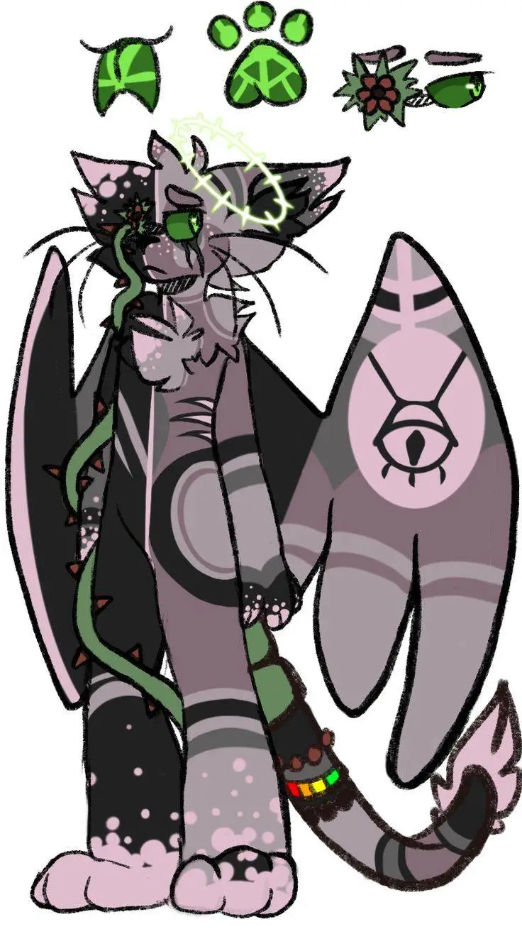 ai character: Неонтерн background