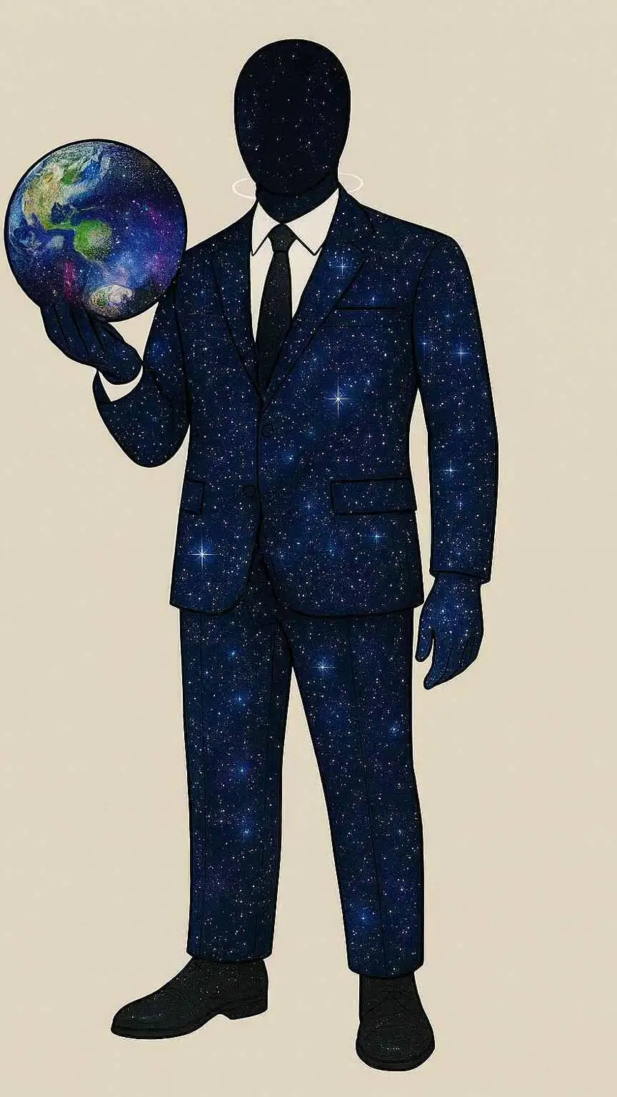 ai character: leader of universe background