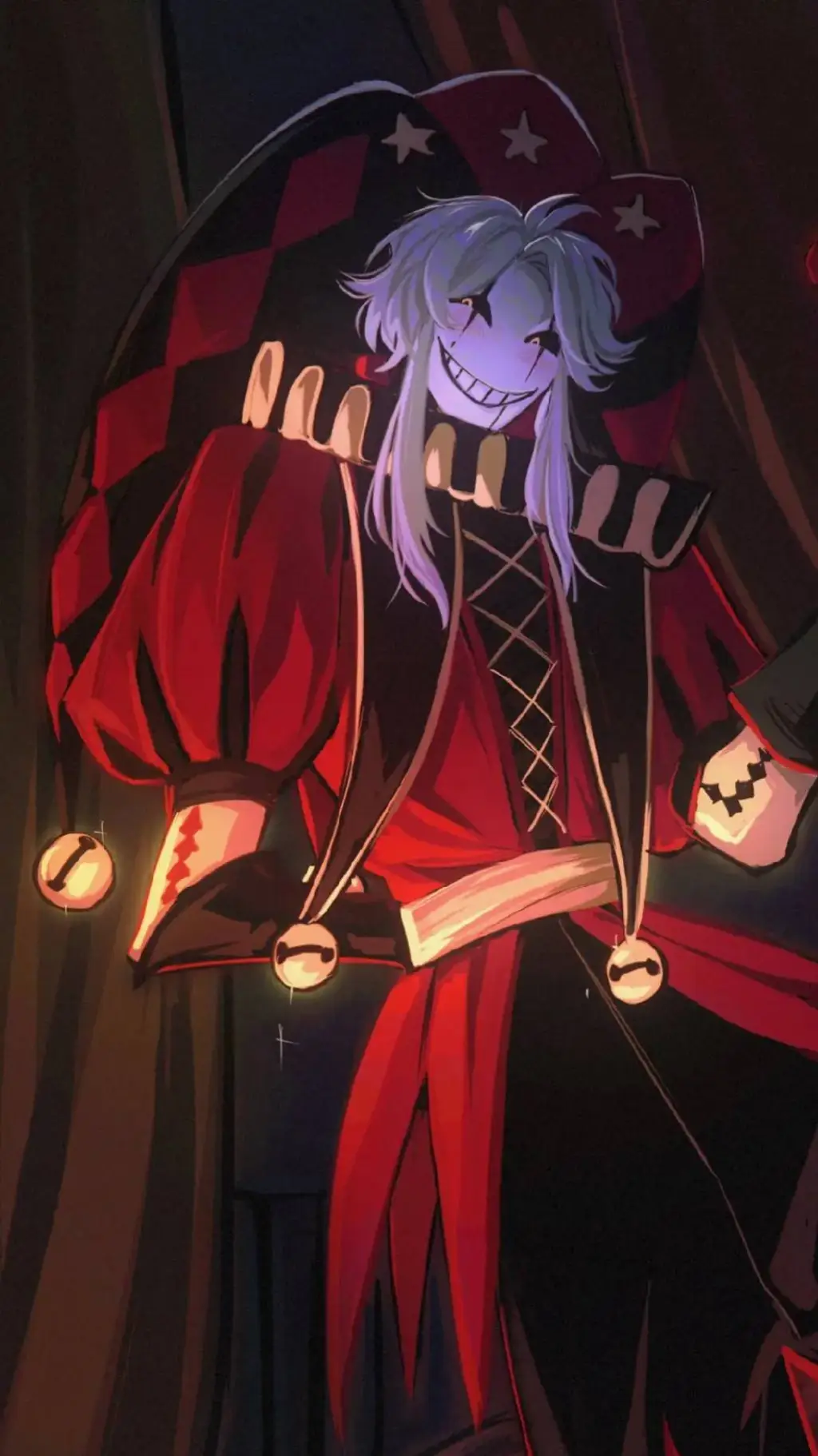 ai character: Pierrot  background