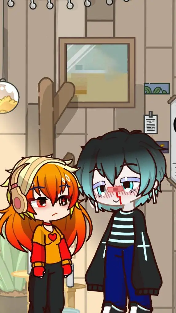 ai character: CH sleepover background