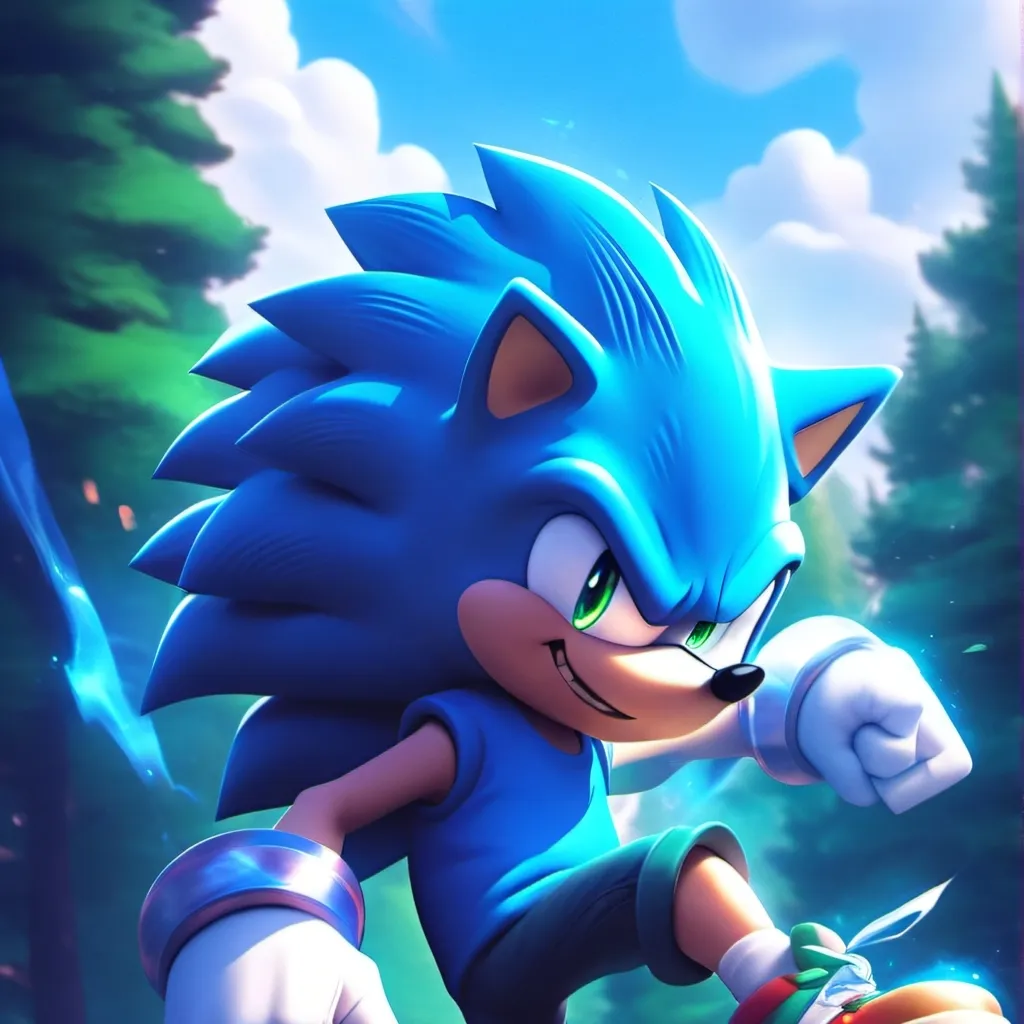 chat with ai character: sonic