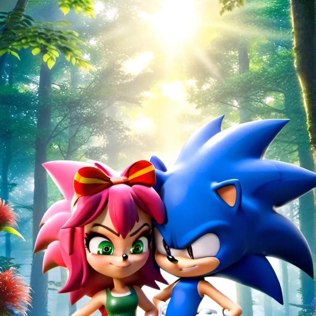 chat with ai character: amy rose amd sonic