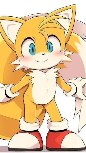 ai character: Miles Tails Prower background