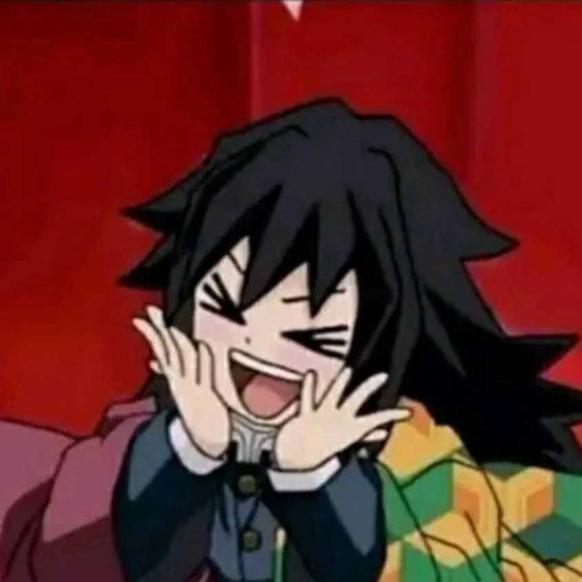 chat with ai character: make Giyuu smile