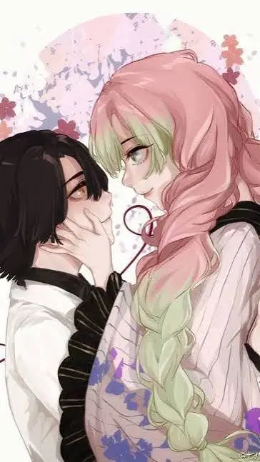 ai character: Obanai x Mitsuri  background