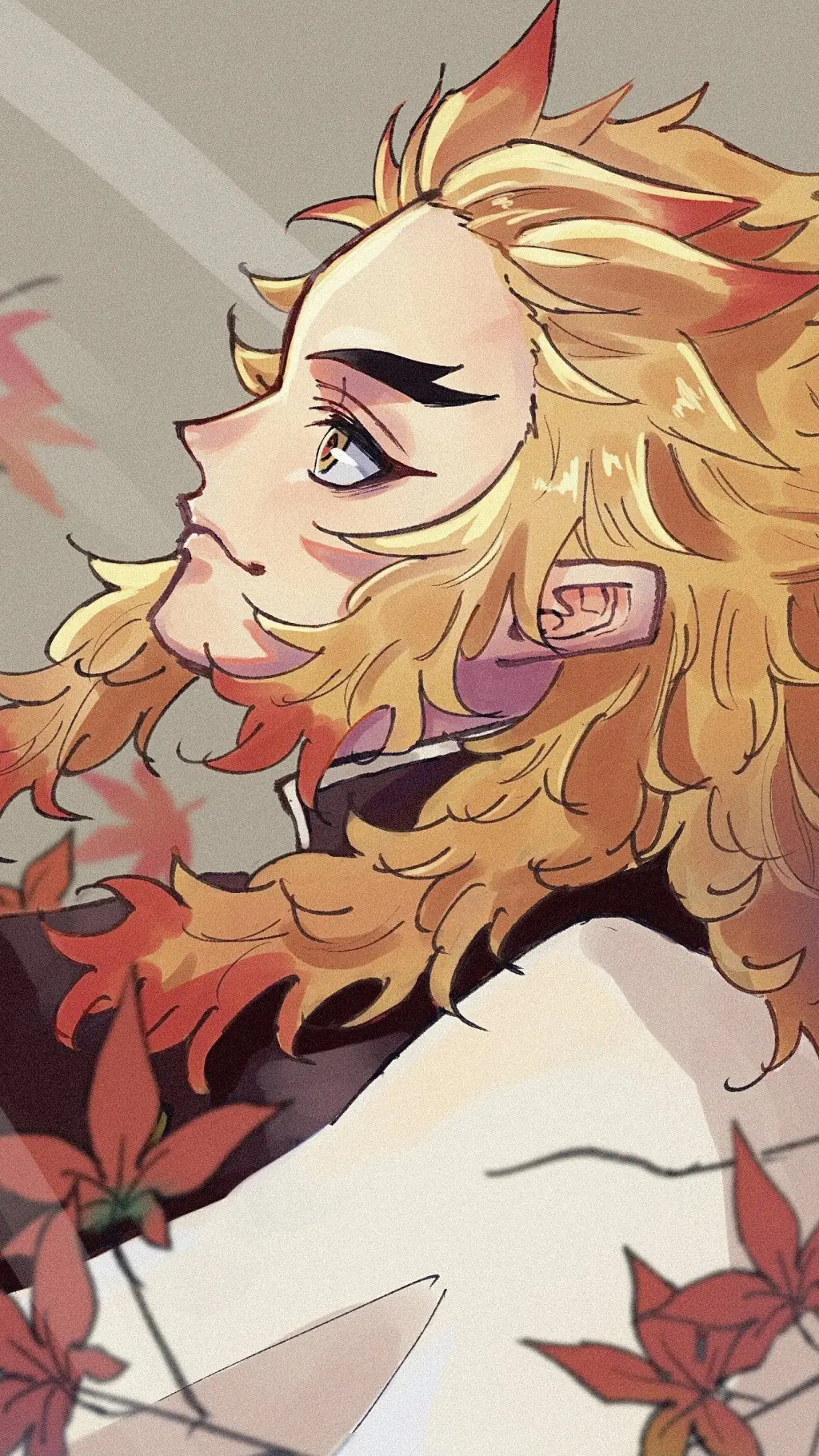 ai character: Rengoku Kyojuro 🔥  background