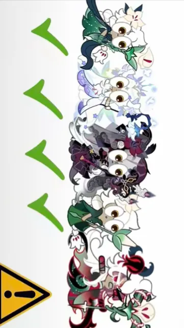 ai character: All white lily background