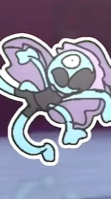 ai character: Dw ice background