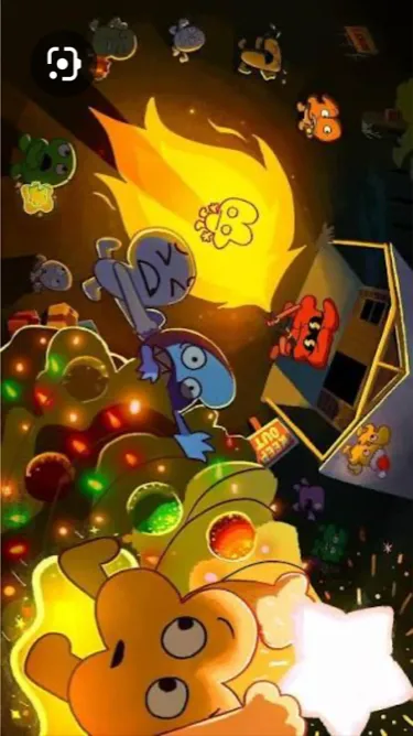 ai character: Bfbia cooking ￼ background