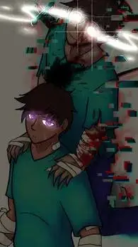 ai character: ღ✦꧁Herobrine꧂✦ღ background