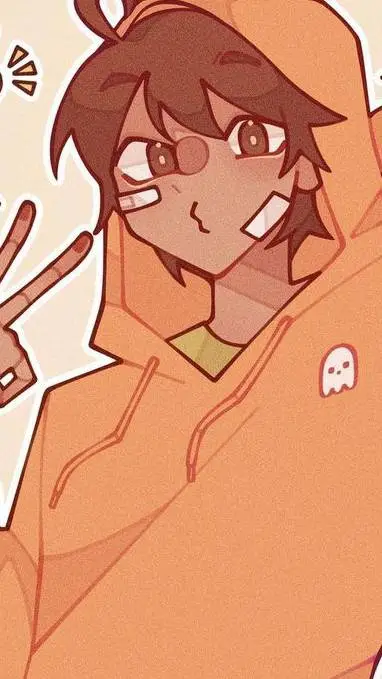 ai character: 🧡Darwin Waterson🧡✨ background