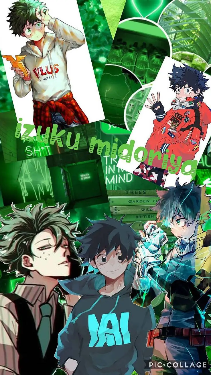 ai character: 𓂃ෆ˚💚🥦Deku🥦💚𓂃ෆ˚ background