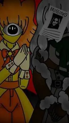 ai character: Mr Sun and Mr Tree background