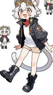 ai character: 🌸Fixer Catron☄️ background