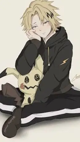 ai character: Mha Di low battery background