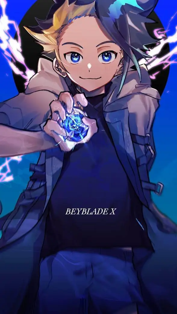 ai character: ⚡⚡Beyblade X⚡⚡ background