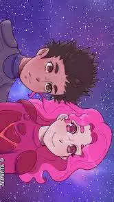 ai character: _SharkBoy_LavaGirl background