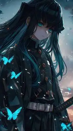 ai character: 🩵💙Muichiro🩵💙 background